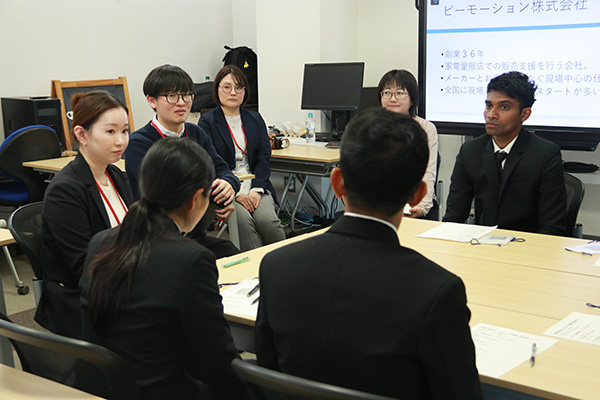 ビーモーション株式会社様校内説明会