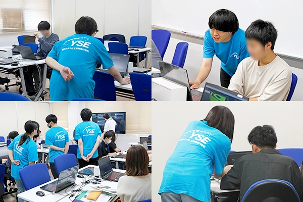 その場で先輩に聞けるから安心！