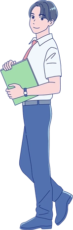 男子学生のイメージ
